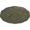 Ekena Millwork Cornelia Ceiling Medallion (Fits Canopies up to 4"), Hnd-Painted Painted Turtle, 22 1/2"OD x 1 1/2"P CM22CNPTF - alternate 3